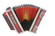 Steirische Harmonika Alpen Classic Shadowred G C F B 