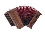 WoidBua Harmonika Modell Mini Nussbaum G C F B 