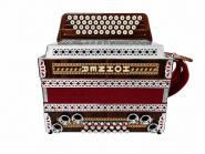Steirische Harmonika Hohner Alpina IVD H E A D mit Koffer & Riemen 