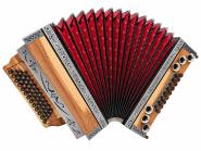 WoidBua Harmonika Modell Zwetschke G C F B 