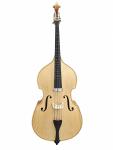 Oberkrainer Kontrabass Vollmassiv 1/2 Natur bundiert inkl. Gigbag 