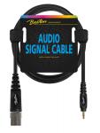 Audiokabel XLR male auf 3.5mm Stereoklinke 0,75 Meter 
