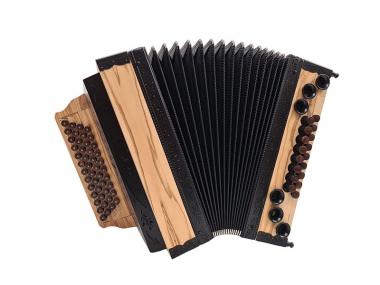 WoidBua Harmonika Modell Olive-Black G C F B 
