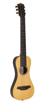 Reisegitarre vollmassiv Travelgitarre BROMO BAR3E Rocky Mountain Serie inkl. Gigbag 