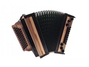 WoidBua Harmonika Modell Nuss Satin Black B es as des 