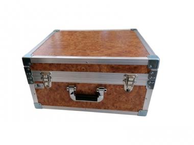 Steirische Harmonika Koffer Flightcase Wurzelholz für 4-reihige Harmonika 