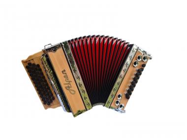 Steirische Harmonika Alpen Compact Kirsche G C F B 