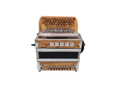 Steirische Harmonika G C F B Alpen Compact Olive 