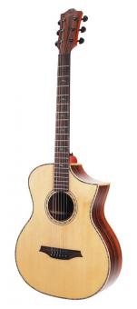 Bromo Rocky Mountain Series Auditorium Westerngitarre BAR5CE inkl. Gigbag 