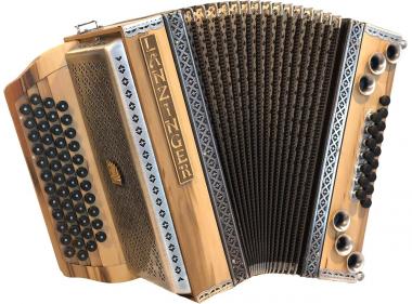 Lanzinger Harmonika 34 Alma Nuss B es as des 