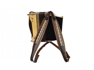 Harmonikariemen Komplettset Extravagant braun 