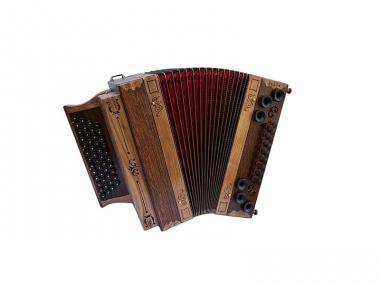 Steirische Harmonika WoidBua Premium Wenge Massiv G C F B 