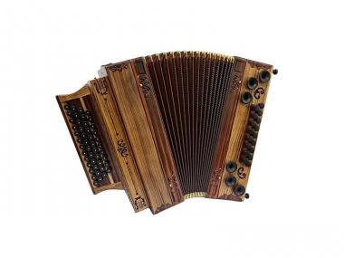 Steirische Harmonika WoidBua Premium Palisander Massiv G C F B 