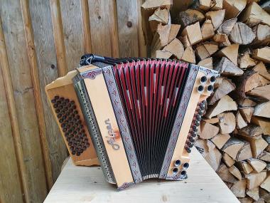 Steirische Harmonika Alpen Natur "Zirbe" F b es as des 