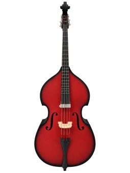 Oberkrainer Kontrabass Vollmassiv 1/2 Redburst bundiert inkl. Gigbag 