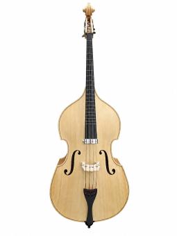 Oberkrainer Kontrabass Vollmassiv 1/2 Natur bundiert inkl. Gigbag 