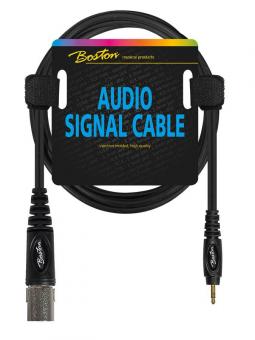 Audiokabel XLR male auf 3.5mm Stereoklinke 0,75 Meter 
