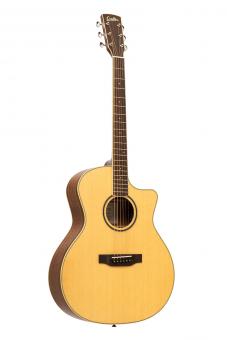 Crafter Gitarre Vollmassiv ES-MAHO GCE NAT Fichte Mahagoni inkl. Case 