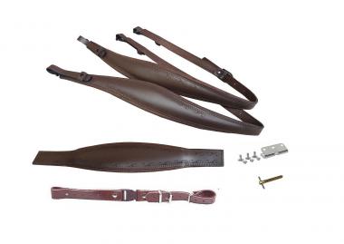 Harmonikariemen Komplettset Elegant braun 
