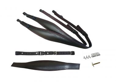 Harmonikariemen Komplettset Elegant schwarz 