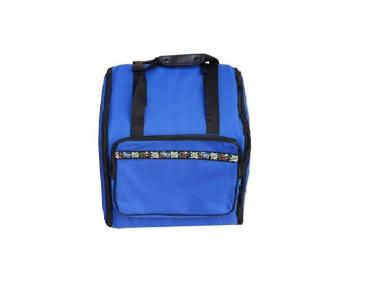 Steirische Harmonika Tasche Rucksack EDELWEISS DELUXE-PRO BLAU für 4-reihige Harmonikas 