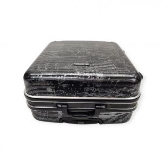 Akkordeonkoffer Trolley Hartschale Premium 72-Bass schwarz Notendesign 
