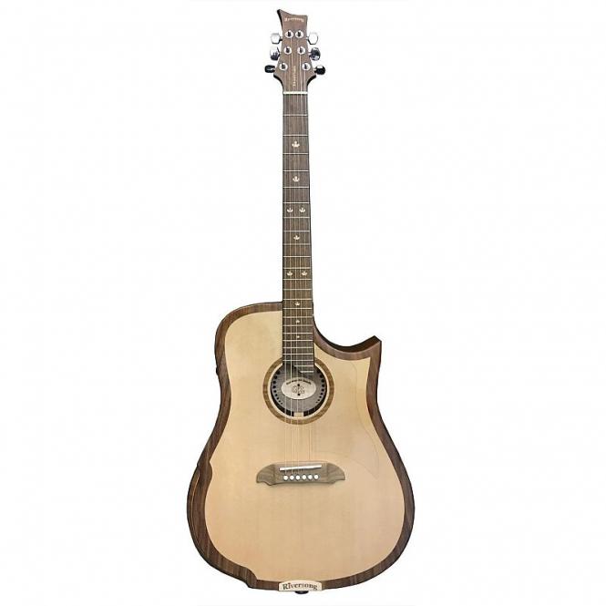 Riversong Akustikgitarre Tradition Two Serie TRAD 2 P N Vollmassiv inkl. Case 