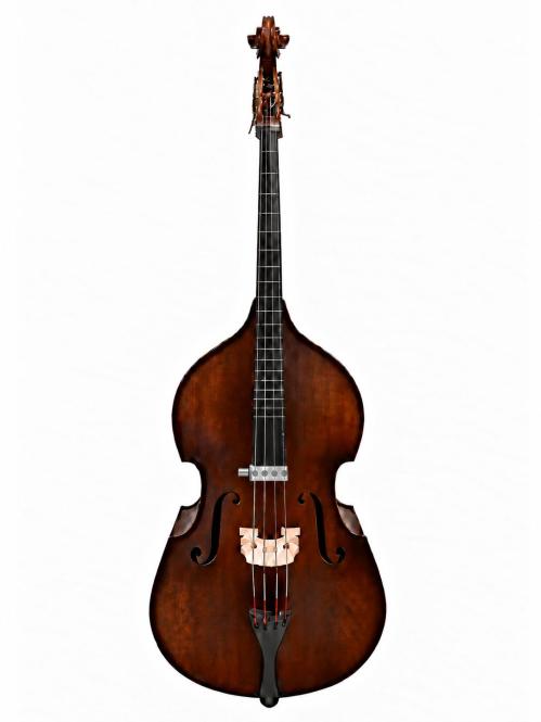 Oberkrainer Kontrabass Vollmassiv 1/2 Vintage-Seidenmatt bundiert inkl. Gigbag 