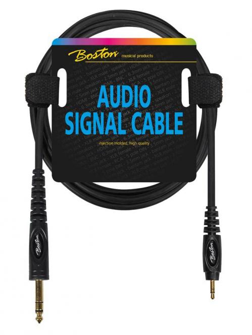 Klinkenkabel 3.5mm auf 6.3mm Stereo 0,30 m 