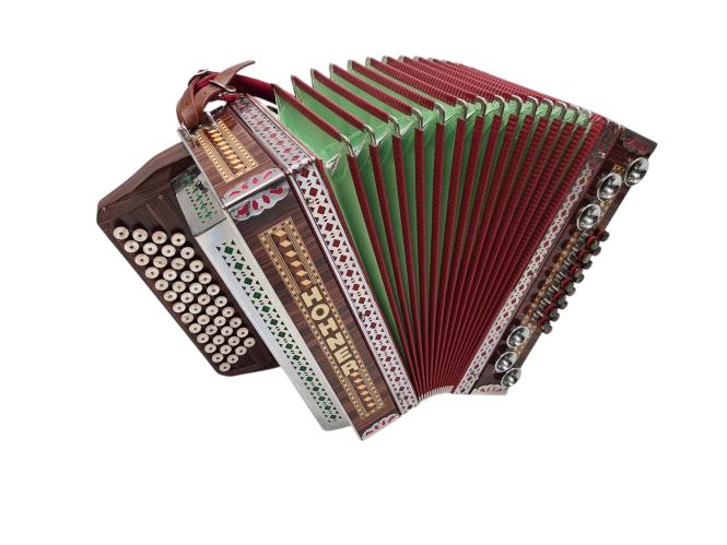 Steirische Harmonika Hohner Alpina IVD H E A D mit Koffer & Riemen 