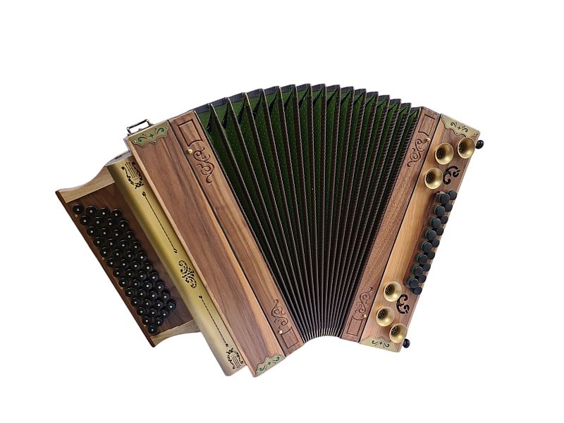 Steirische Harmonika WoidBua Premium Zirbe G C F B