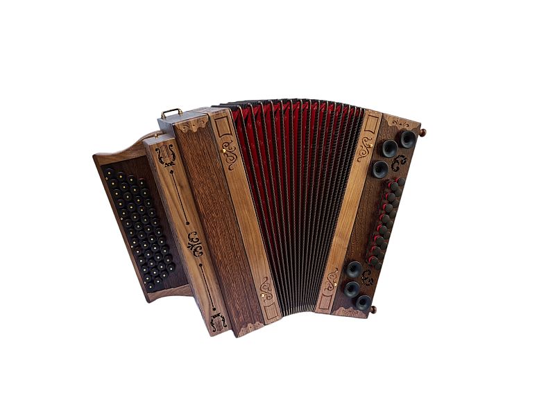 Steirische Harmonika WoidBua Premium Wenge Massiv G C F B