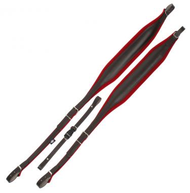 Alpenklang Akkordeonriemen Standard für Akkordeon 96/120 Bass – rot/braun