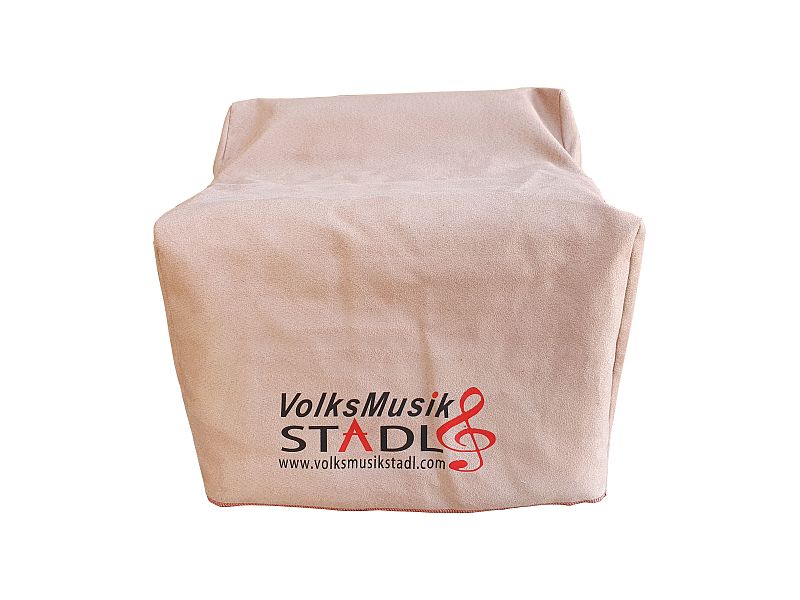 Steirische Harmonika Abdeckhaube Cover Beige Vintage für 4-reihige Harmonika