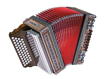 Showharmonika Modell "Edelholz"